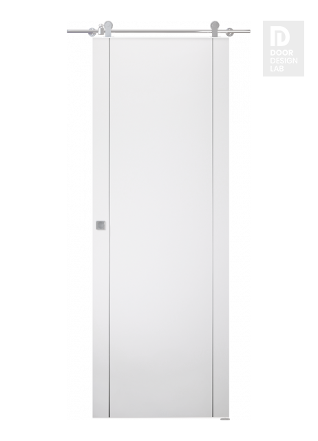 Smart Pro 2U Polar White Barn doors