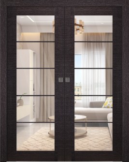 Avanti 5 Lite Clear Vetro Black Apricot Double