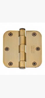 3 1/2" X 3 1/2" RESIDENTIAL DUTY HINGE WITH 5/8" RADIUS CORNERS 91033 US7 (FRENCH ANTIQUE)