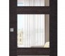 Avanti 3 Lite Clear Vetro Black Apricot Modern Interior Barn Door by Belldinni
