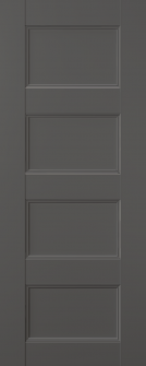 DOOR SLAB OXFORD UNO 07 3R GRAY MATTE 30" X 92 1/2" X 1 3/4"