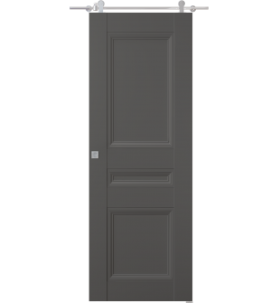Oxford Duo 07 2R Gray Matte Barn doors