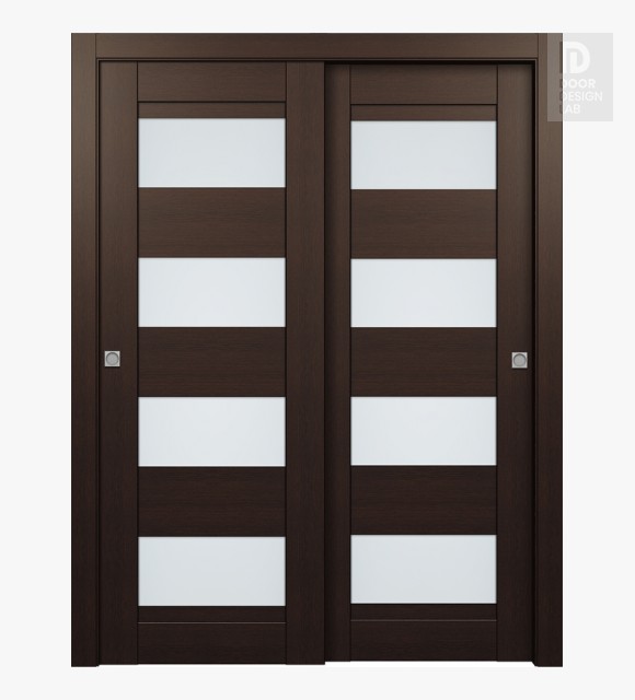 Della Vetro Veralinga Oak Modern Interior Bypass Doors by Belldinni