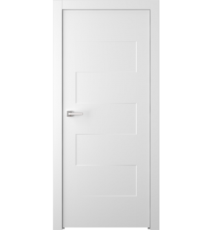 5 Panel Modern Shaker Snow White Hinged doors