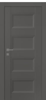 Oxford Duo 07 3R Gray Matte Single Doors