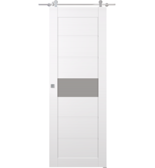 Edna Vetro Snow White Barn doors