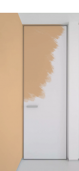 Primed Door Example For Painting In Beige