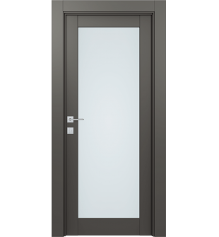 Avon 207 Vetro Gray Matte Hinged doors