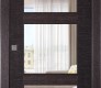 Avanti 3 Lite Clear Vetro Black Apricot Modern Interior Pocket Door by Belldinni