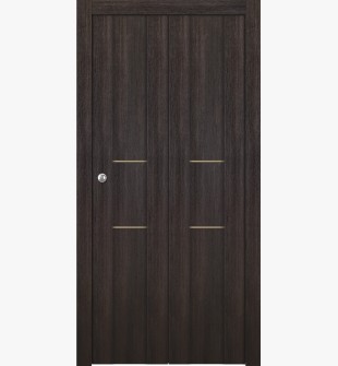 Avon 01 2H Gold Veralinga Oak Bi-folding doors