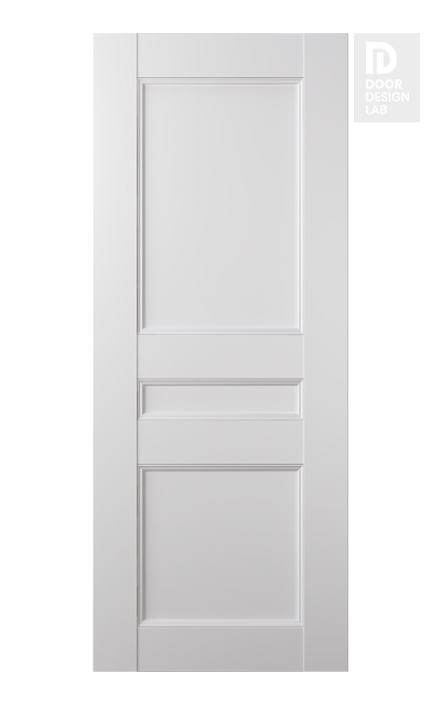 Oxford Uno 07 2R Snow White Slab doors