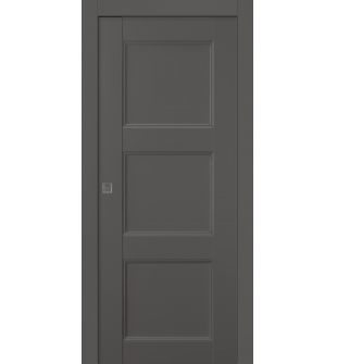 Oxford Uno 07 2Rn Gray Matte Pocket doors