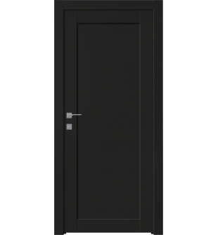 Shaker 1 Panel Black Matte Single Doors