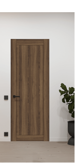 Shaker 1 Panel Pecan Nutwood