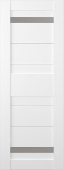 RTA DOOR SLAB IMMA VETRO BIANCO NOBLE 18" X 96" X 1 9/16" FROSTED GLASS
