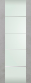 DOOR SLAB AVON 202 4H VETRO LIGHT URBAN 24" X 84" X 1 3/4"