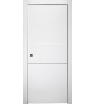 Smart Pro 2H Polar White Pocket doors