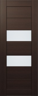 DOOR SLAB DESSA VETRO VERALINGA OAK 28" X 92 1/2" X 1 3/4" FROSTED GLASS