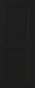 DOOR SLAB OXFORD UNO 07 RN BLACK MATTE 36" X 84" X 1 3/4"