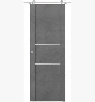 Avon 01 3H Dark Urban Barn doors