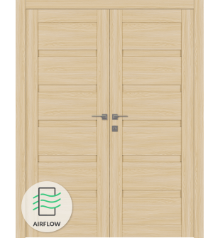 Louver Loire Ash Double doors