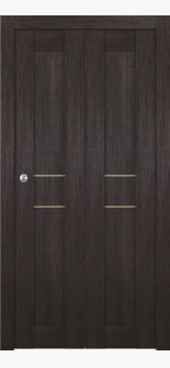 Avon 07 2Hn Gold Veralinga Oak Bi-folding doors