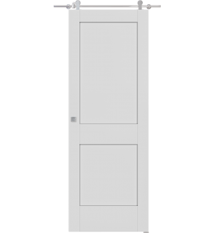 Shaker 2 Panel Primed Barn doors