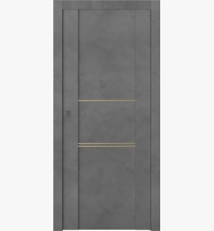 Avon 01 3H Gold Dark Urban Pocket doors