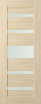 DOOR SLAB AVON 07-05 VETRO LOIRE ASH 32" X 80" X 1 3/4"