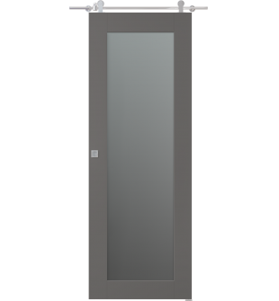 Avon 207 Vetro Gray Matte Barn doors