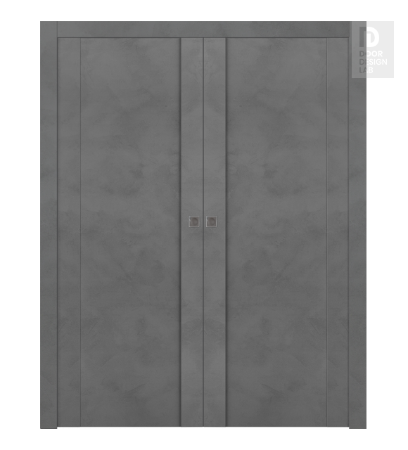 Avon 01 Dark Urban Double pocket doors