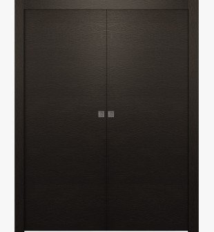 Avanti Mat Dark Wood Double pocket doors