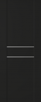 DOOR SLAB AVON 01 2HN BLACK MATTE 36" X 84" X 1 3/4"