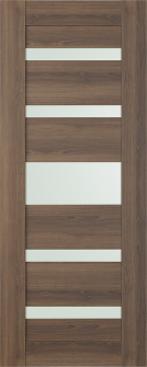 DOOR SLAB AVON 07-05 VETRO PECAN NUTWOOD 24" X 92 1/2" X 1 3/4"