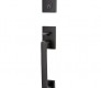 EMTEK BADEN DUMMY 4810 FLAT BLACK US19 for Steel Front Doors