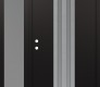 Modern Steel Front Door DIAMOND A8 52" X 80" BLACK/WHITE FROSTED GLASS PANEL STAINLESS STEEL RHI WITH SIDELITE FROSTED GLASS