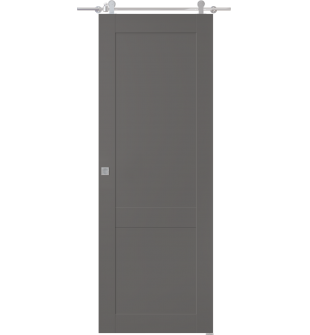 Avon 07 R Gray Matte Barn doors