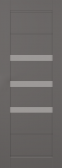 DOOR SLAB RITA VETRO GRAY MATTE 24" X 96" X 1 3/4" FROSTED GLASS