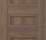 Modern Interior DOOR SLAB OXFORD DUO 07 4R PECAN NUTWOOD 18" X 80" X 1 3/4"