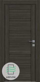 Louver Gray Oak Single Doors