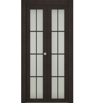Avanti 4 Lite Vetro Black Apricot Bi-folding doors