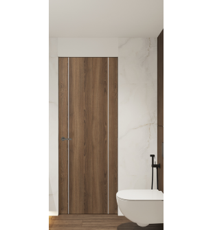 Optima 2U Pecan Nutwood Frameless