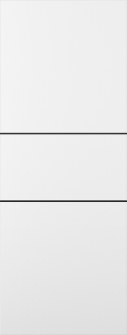 DOOR SLAB SMART PRO 2H BLACK POLAR WHITE 42" X 96" X 1 3/4" SOLID CORE