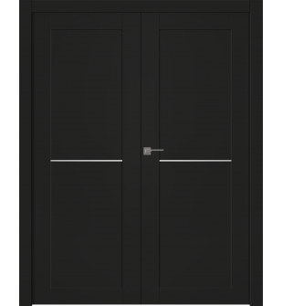 Avon 07 1H Black Matte Double doors