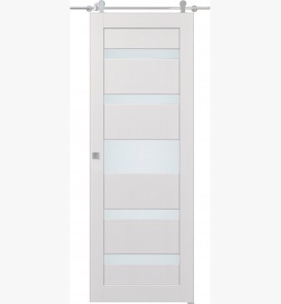 Gina Vetro Bianco Noble Barn doors