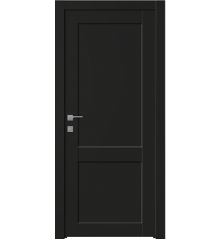 Shaker 2 Panel Black Matte Single Doors