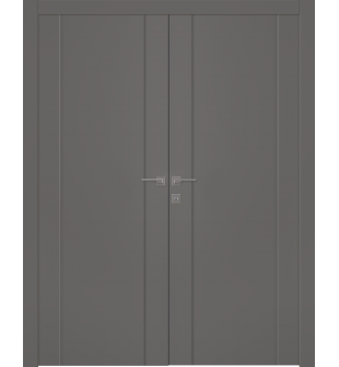 Avon 01 Gray Matte Double doors