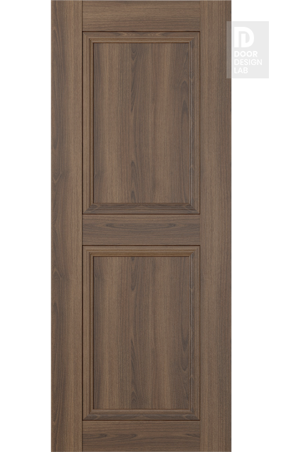 Modern Interior DOOR SLAB OXFORD DUO 07 RN PECAN NUTWOOD 18" X 96" X 1 3/4"