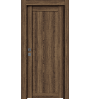 Shaker 1 Panel Pecan Nutwood Hinged doors