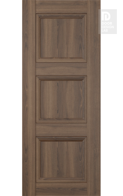 Modern Interior DOOR SLAB OXFORD DUO 07 2RN PECAN NUTWOOD 18" X 96" X 1 3/4"
